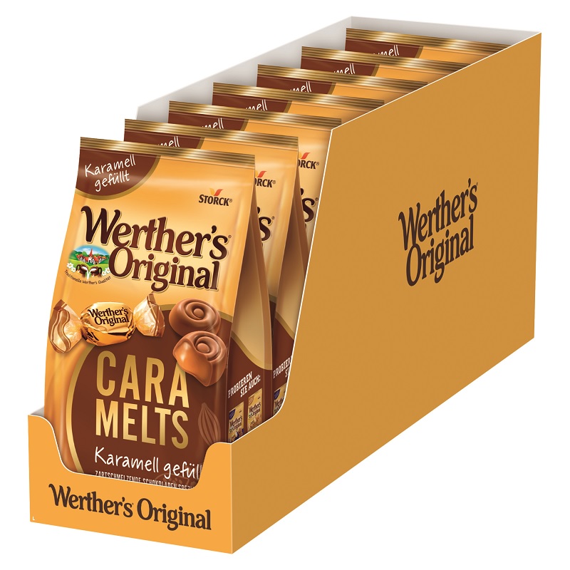 Werthers Original Caramelts Karamell 7 Beutel je 153g Werthers Original Caramelts Karamell 7 Beutel je 153g Bild 1