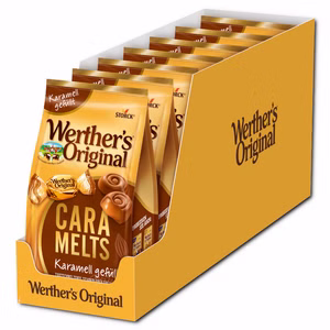 Werthers Original Caramelts Karamell 7 Beutel je 153g Werthers Original Caramelts Karamell 7 Beutel je 153g Bild 1
