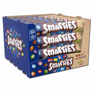Nestle Smarties Riesenrolle, Schoko-Linsen, 20 Rollen je 130g Bild 1
