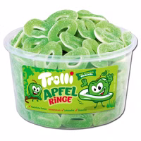 Trolli Saure Apfelringe, Fruchtgummi, 150 Stück Trolli Saure Apfelringe, Fruchtgummi, 150 Stück Bild 1