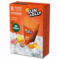 Sun Lolly Exotic, Wassereis, 8 Packungen Sun Lolly Exotic, Wassereis, 8 Packungen Bild 1