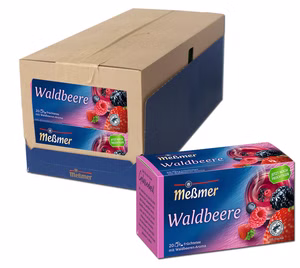 Meßmer Tee Waldbeere, 10 Packungen je 20 Teebeutel Bild 1