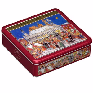 Lambertz Weihnachtsmarkt-Dose 500g, Lebkuchen-Mischung Bild 1