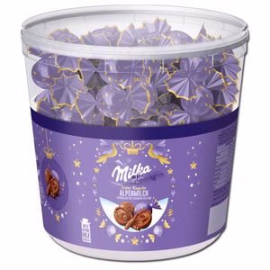 Milka Feine Kugeln Alpenmilch, Schokolade, 100 Stück Milka Feine Kugeln Alpenmilch, Schokolade, 100 Stück Bild 1