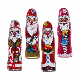 Storz Weihnachtsmännchen massiv, Schokolade, 140 Stück Bild 1