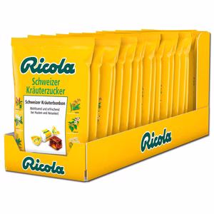 Ricola Schweizer Kräuterzucker Bonbons, 16 Beutel je 75 g Ricola Schweizer Kräuterzucker Bonbons, 16 Beutel je 75 g Bild 1