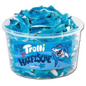 Trolli Haifische, Fruchtgummi, 150 Stück Bild 1