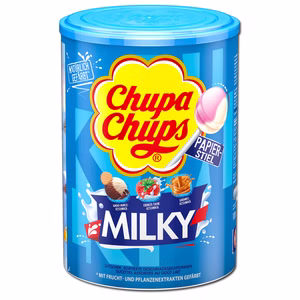 Chupa Chups Milky, Milch-Lutscher, 100 Stück Bild 1