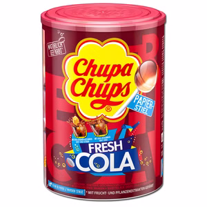 Chupa Chups Cola-Lutscher, Fresh Cola, Lolly 100 Stück Bild 1