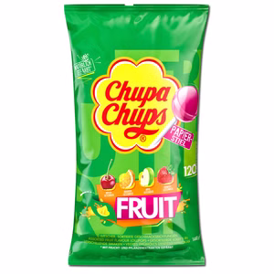 Chupa Chups Fruit Nachfüllbeutel 120 Frucht-Lutscher Bild 1