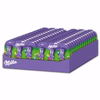 Milka Schmunzelhase Vollmilch 3er Pack, Osterhase, 30 Stück Milka Schmunzelhase Vollmilch 3er Pack, Osterhase, 30 Stück Bild 1