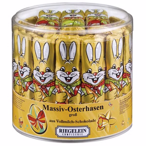 Riegelein Osterhasen massiv, Schokolade, min.63 Stück Bild 1