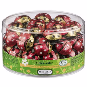 Riegelein Glückskäfer, Schokolade, ca. 40 Stück Riegelein Glückskäfer, Schokolade, ca. 40 Stück Bild 1