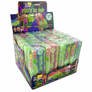 Flic n Lic Pop Glow Lutscher, Lolly, 24 Stück Flic n Lic Pop Glow Lutscher, Lolly, 24 Stück Bild 1