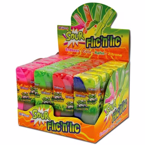 Flic n Lic Lutscher sauer, Lolly, 24 Stück Flic n Lic Lutscher sauer, Lolly, 24 Stück Bild 1