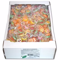 Bunte Rocks Frucht-Bonbon, Hartkaramellen 2,5Kg Bunte Rocks Frucht-Bonbon, Hartkaramellen 2,5Kg Bild 1