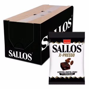 Sallos X-Presso Kaffee Bonbons, Beutel 135 g, 15 Stück Sallos X-Presso Kaffee Bonbons, Beutel 135 g, 15 Stück Bild 1
