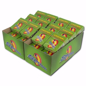 Spunk Vingummi, Fruchtgummi, 48 Packungen je 23g Spunk Vingummi, Fruchtgummi, 48 Packungen je 23g Bild 1