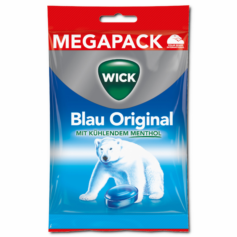 Wick Blau Original Megapack, Hals-Bonbon, 12 Beutel je 144g Wick Blau Original Megapack, Hals-Bonbon, 12 Beutel je 144g Bild 2
