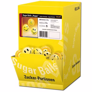 Hellma Sugar Balls Happy Zucker Portionen 400 Stück Bild 1