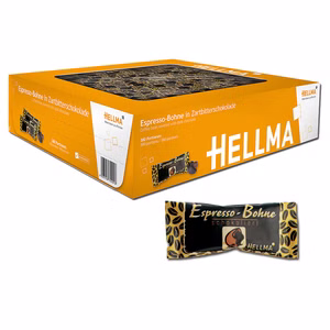 Hellma Schokolierte Espresso-Bohnen Zartbitter, 380 Stück Bild 1