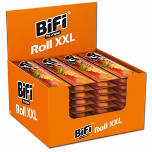 Bifi Roll XXL, Snack, Salami,Weizen-Gebäck, 24 Stück Bild 1
