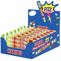 Haribo Mega-Roulette Sauer, Weingummi, 40 Rollen je 45g Haribo Mega-Roulette Sauer, Weingummi, 40 Rollen je 45g Bild 1