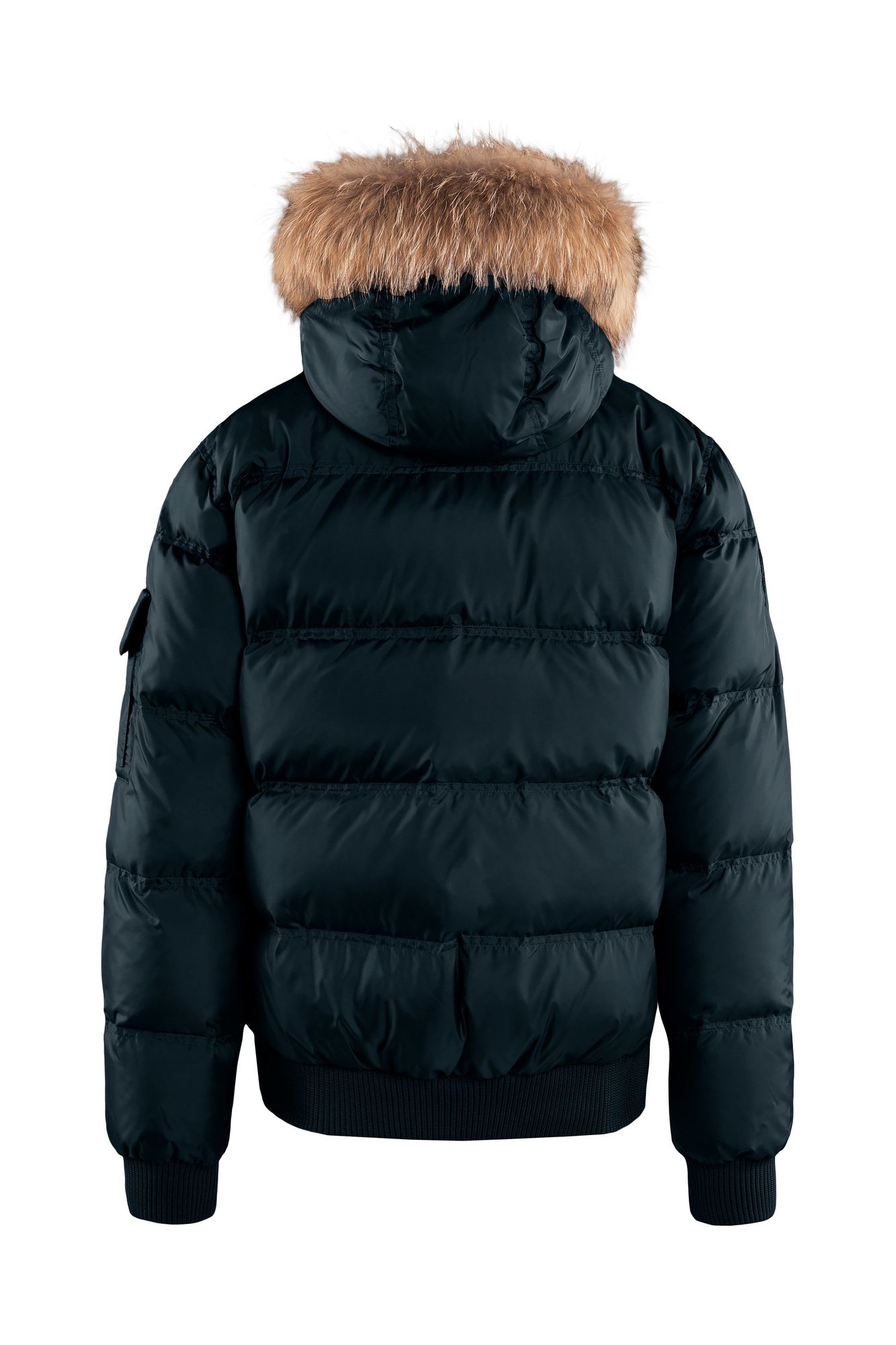 BOMBOOGIE Herren Daunen Bomberjacke Jacke Urban mit Echtfell BOMBOOGIE Herren Daunen Bomberjacke Jacke Urban mit Echtfell