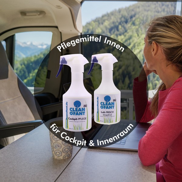 Innen-Pflege von Wohnwagen & Wohnmobil