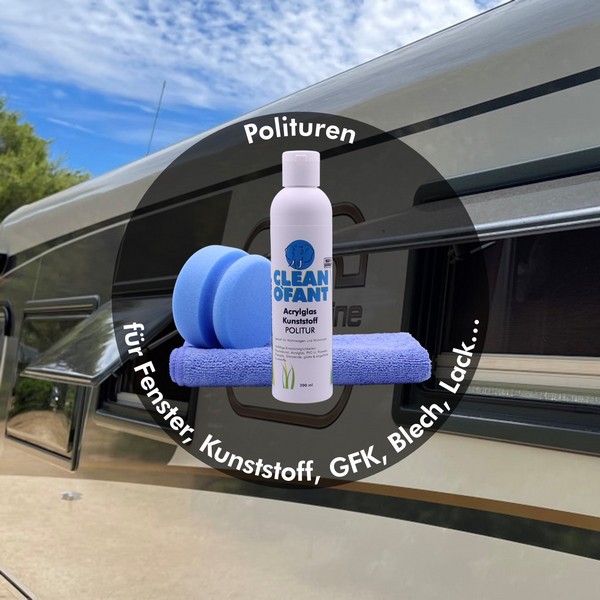 Politur für Wohnwagen & Wohnmobil