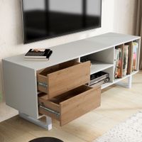 Lowboard FineBuy Fernsehkommode 150 cm TV Schrank Regal Fernsehschrank Modern – Ansicht 4