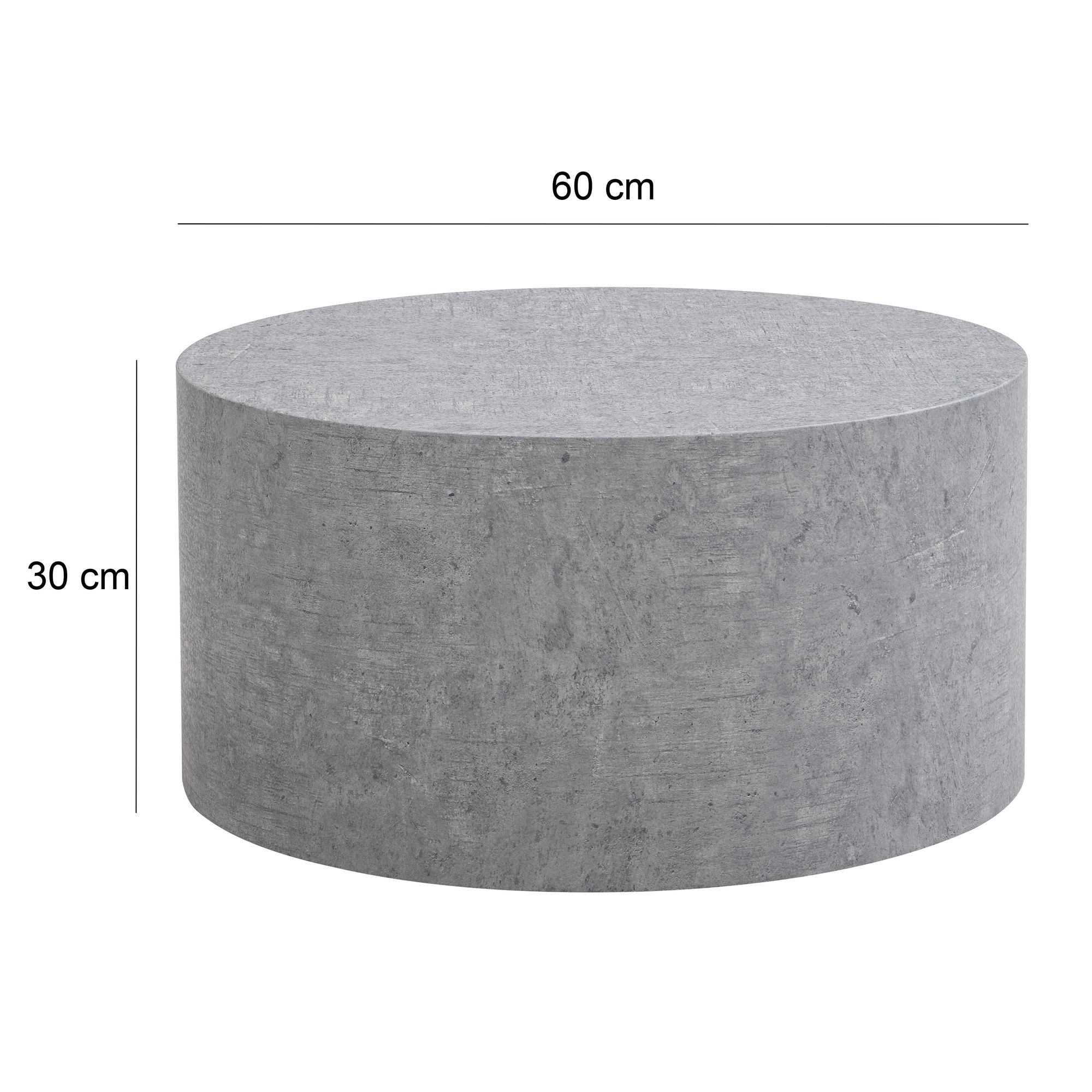 FineBuy Couchtisch MONOBLOC 60x60x30 cm, Design Wohnzimmertisch Rund, Lounge Sofatisch Kaffeetisch Modern | Farbe: Braun FineBuy Couchtisch MONOBLOC 60x60x30 cm, Design Wohnzimmertisch Rund, Lounge Sofatisch Kaffeetisch Modern | Farbe: Braun
