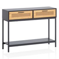 Konsolentisch FineBuy Anrichte 100 cm Ablagetisch Flurtisch Wiener Geflecht – Ansicht 6