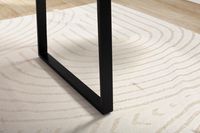 Schreibtisch FineBuy Bürotisch 120 cm Akazie Massivholz Computertisch Baumkante – Ansicht 5