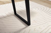Schreibtisch FineBuy Akazie Massivholz Metall Bürotisch Computertisch Baumkante – Ansicht 5