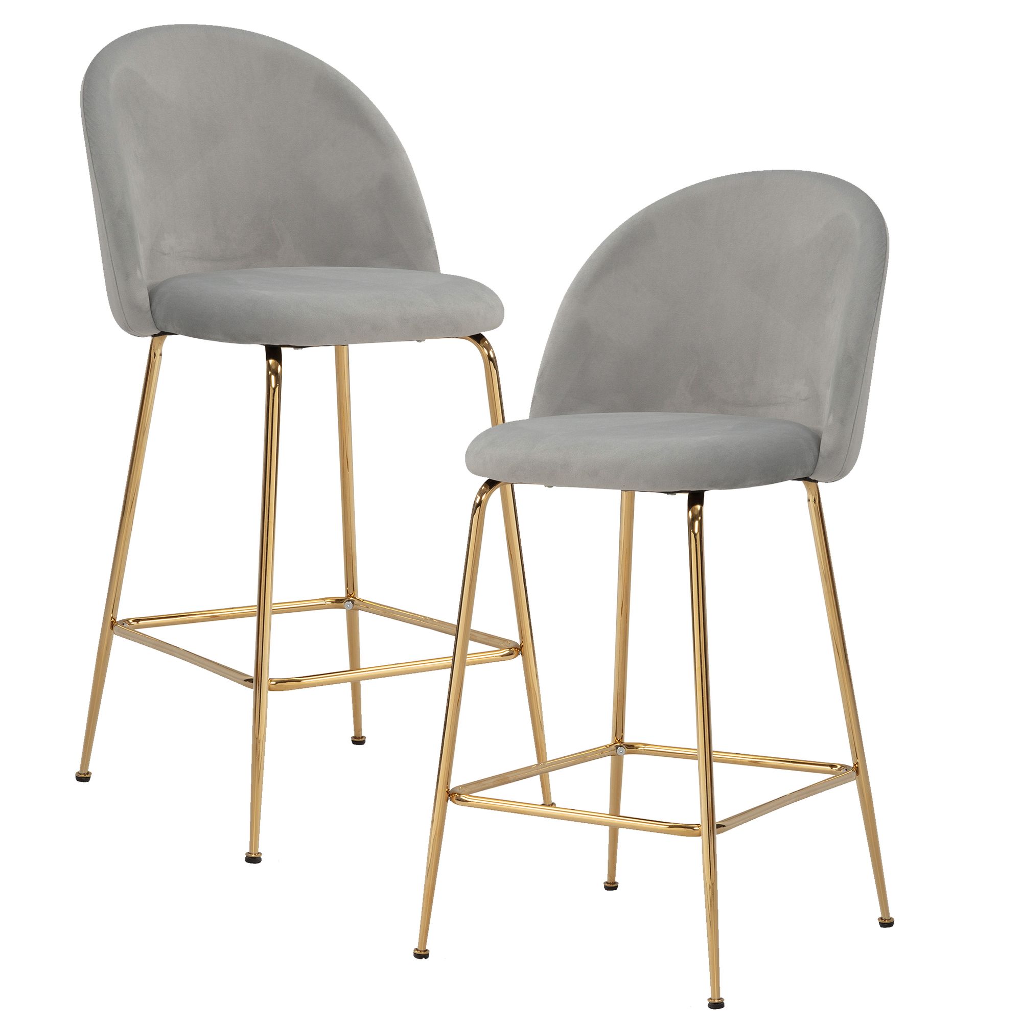 FineBuy 2er Set Barhocker Samt Hocker mit Lehne & goldenen Beinen, Küchenhocker Skandinavisch Stoff / Metall 110 kg, Design Barstuhl Tresenhocker, Bistrohocker Gepolstert | Farbe: Schwarz FineBuy 2er Set Barhocker Samt Hocker mit Lehne & goldenen Beinen, Küchenhocker Skandinavisch Stoff / Metall 110 kg, Design Barstuhl Tresenhocker, Bistrohocker Gepolstert | Farbe: Schwarz