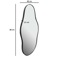 Design Wandspiegel FineBuy in organischer Form 40x80 cm Spiegel Flur Garderobe – Ansicht 3