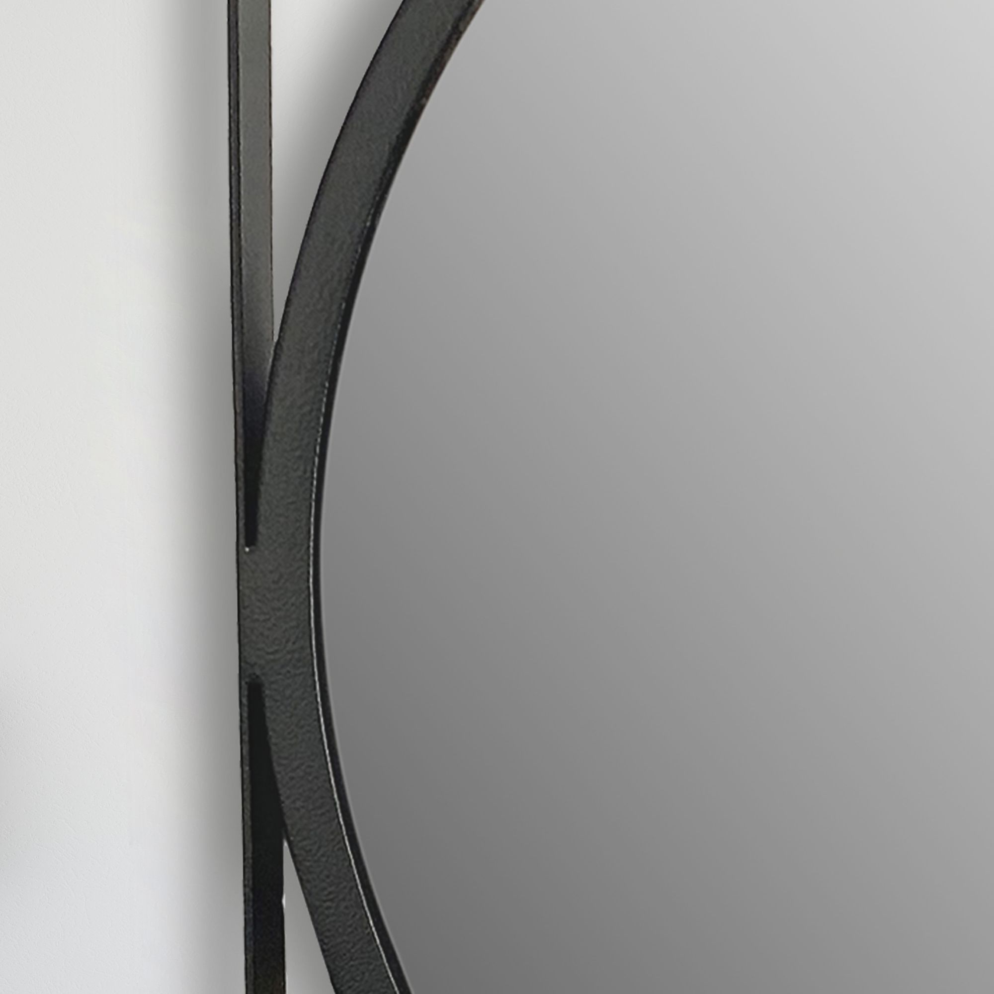Wandspiegel FineBuy Flurspiegel Rund Metall 54x54 cm Spiegel Hängespiegel – Ansicht 5