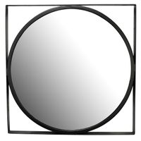 Wandspiegel FineBuy Flurspiegel Rund Metall 54x54 cm Spiegel Hängespiegel – Ansicht 6