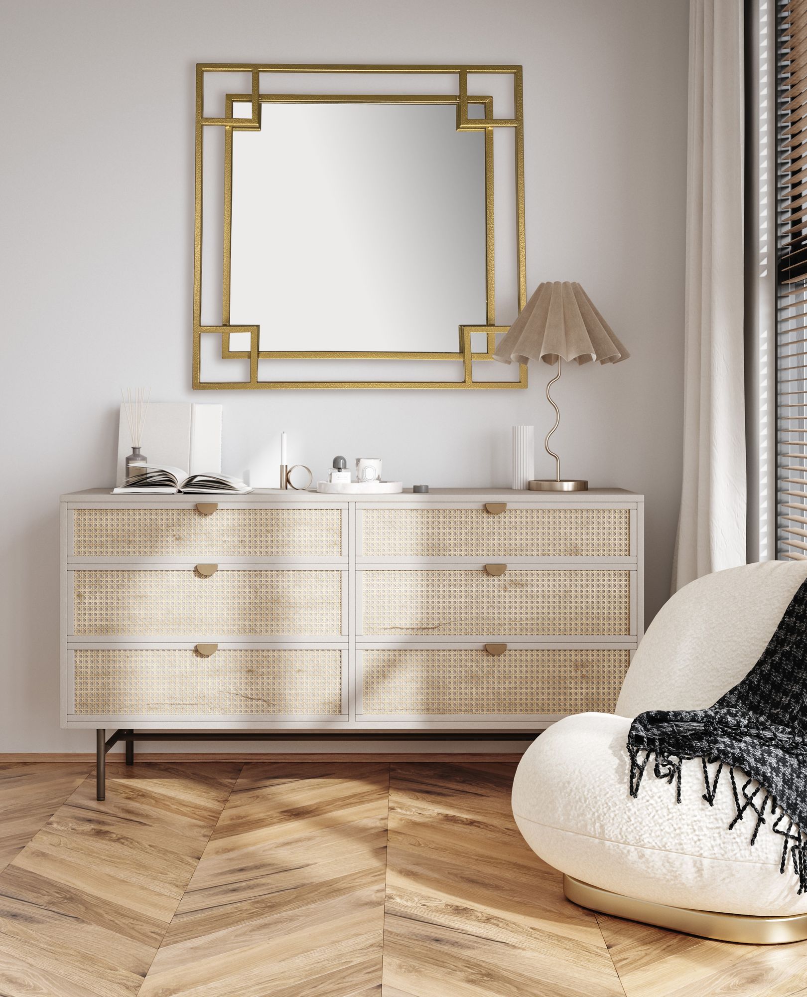 FineBuy Wandspiegel Metall Design Hängespiegel Gold, Eisen Dekospiegel Quadratisch mit Rahmen, Spiegel Wand, Flurspiegel Garderobenspiegel Modern | Farbe: Gold FineBuy Wandspiegel Metall Design Hängespiegel Gold, Eisen Dekospiegel Quadratisch mit Rahmen, Spiegel Wand, Flurspiegel Garderobenspiegel Modern | Farbe: Gold