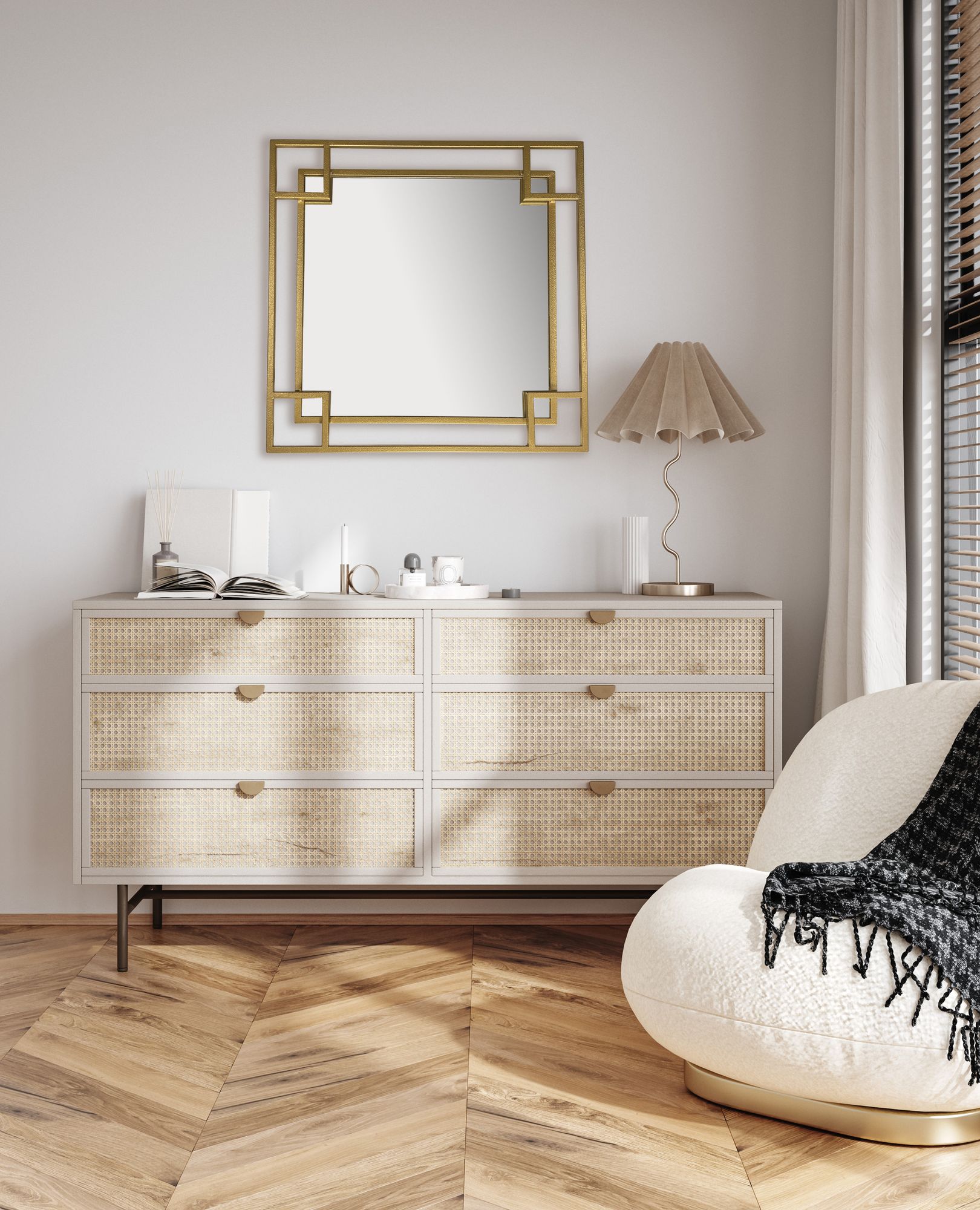 FineBuy Wandspiegel Metall Design Hängespiegel Gold, Eisen Dekospiegel Quadratisch mit Rahmen, Spiegel Wand, Flurspiegel Garderobenspiegel Modern | Farbe: Gold FineBuy Wandspiegel Metall Design Hängespiegel Gold, Eisen Dekospiegel Quadratisch mit Rahmen, Spiegel Wand, Flurspiegel Garderobenspiegel Modern | Farbe: Gold