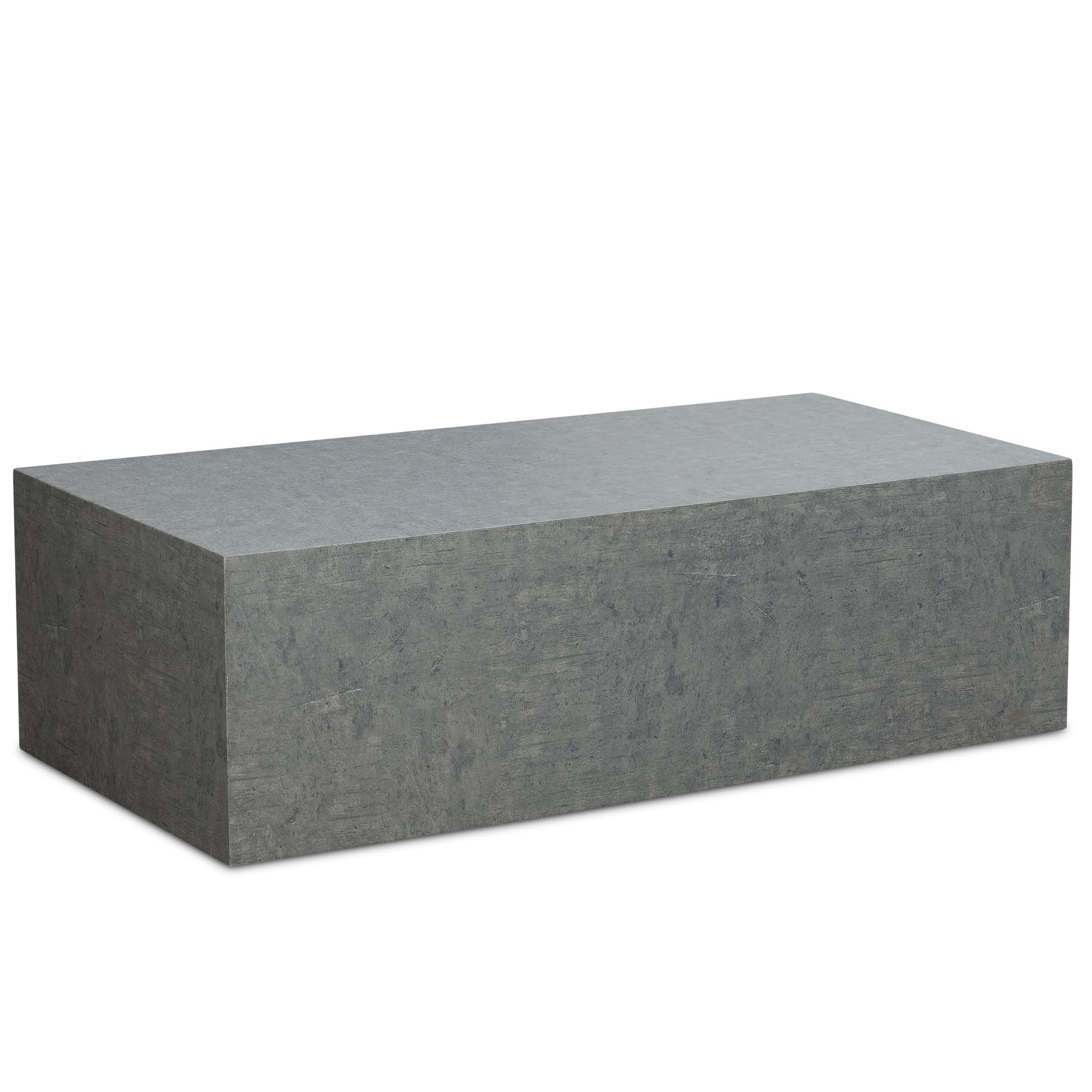 Couchtisch FineBuy Wohnzimmertisch MONOBLOC Beton Optik Grau Sofatisch Modern – Ansicht 6