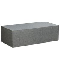 Couchtisch FineBuy Wohnzimmertisch MONOBLOC Beton Optik Grau Sofatisch Modern – Ansicht 6