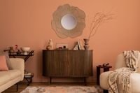 Wandspiegel FineBuy Flurspiegel Rose Metall 77 cm Spiegel Flur Hängespiegel – Ansicht 2