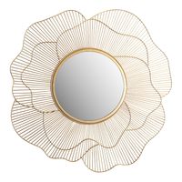 Wandspiegel FineBuy Flurspiegel Rose Metall 77 cm Spiegel Flur Hängespiegel – Ansicht 6