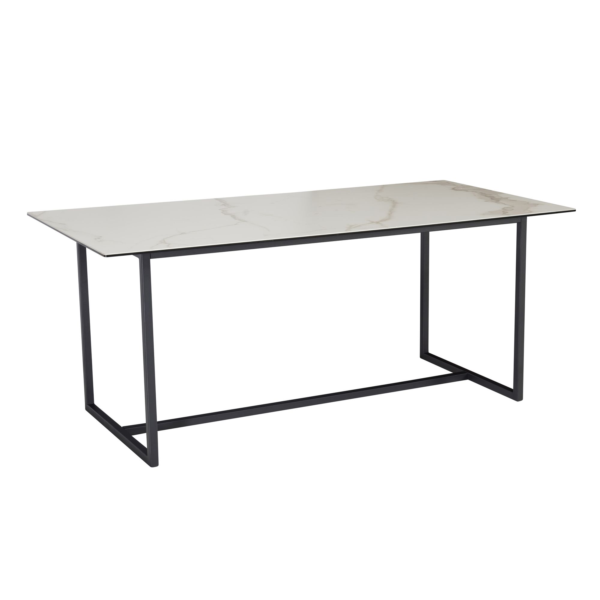 FineBuy Design Esstisch Keramik Glas 180 x 90 cm Keramiktisch Esszimmertisch – Ansicht 6