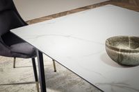 FineBuy Design Esstisch Keramik Glas 180 x 90 cm Keramiktisch Esszimmertisch – Ansicht 4