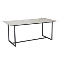 FineBuy Design Esstisch Keramik Glas 180 x 90 cm Keramiktisch Esszimmertisch – Ansicht 6
