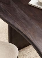 Schreibtisch FineBuy Computertisch 180 cm Massivholz Bürotisch Nierenform – Ansicht 4
