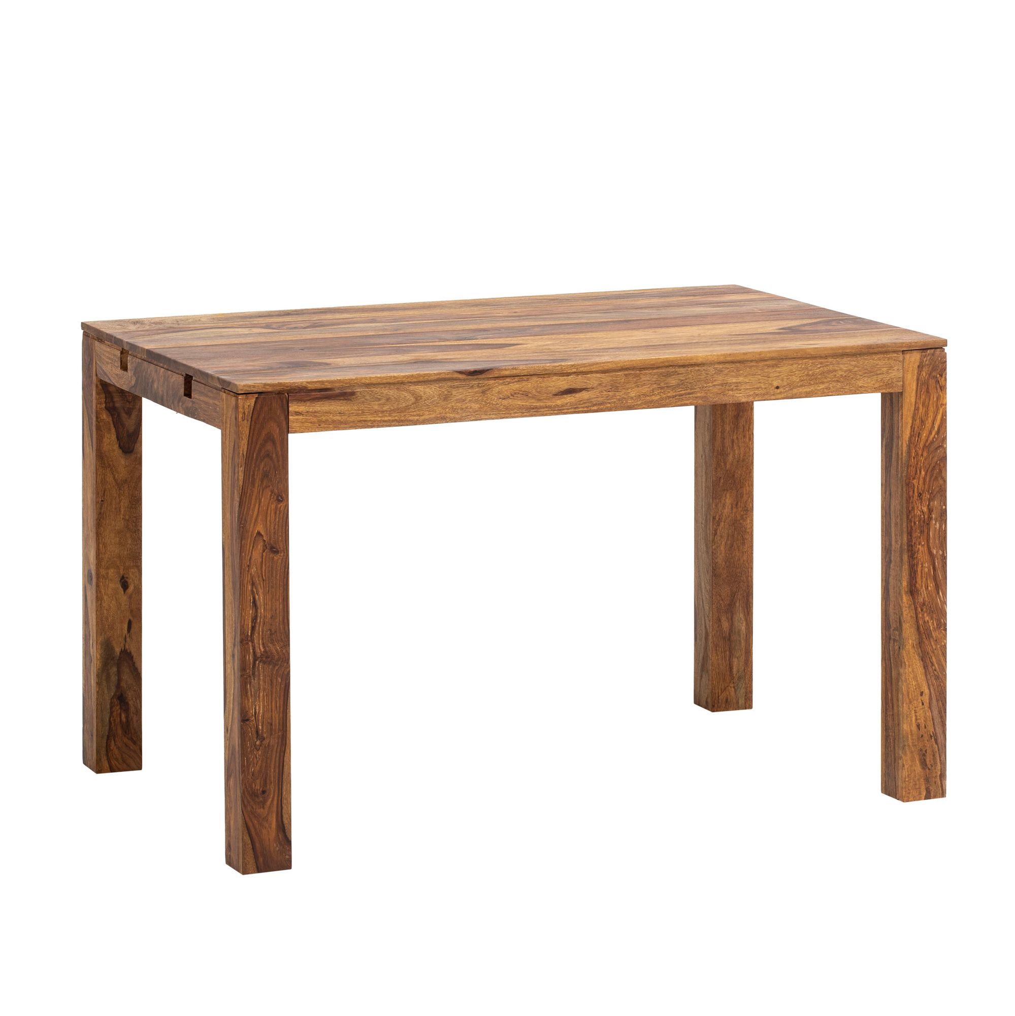 FineBuy Esszimmertisch 120 - 200 cm Sheesham Massivholz Zeitlos, Küchentisch Verlängerbar, Speisetisch Groß Rechteckig Schlicht, Holztisch Esszimmer | Farbe: Braun FineBuy Esszimmertisch 120 - 200 cm Sheesham Massivholz Zeitlos, Küchentisch Verlängerbar, Speisetisch Groß Rechteckig Schlicht, Holztisch Esszimmer | Farbe: Braun